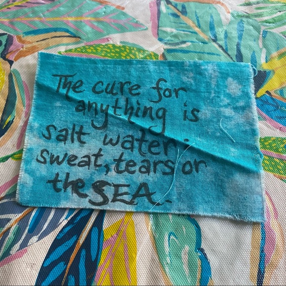 Patch, DYI “The Cure for Anything is NaCl (aq)” - Picture 1 of 3